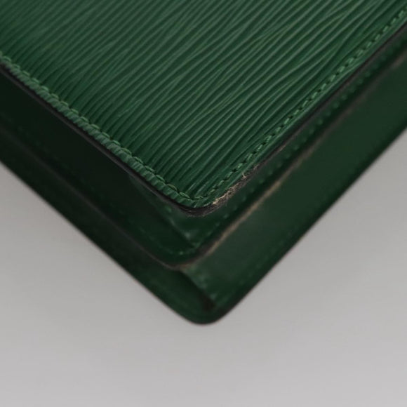 LOUIS VUITTON Epi Capuchin Shoulder Bag Green M52344 LV Auth 108692