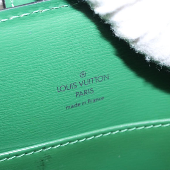 LOUIS VUITTON Epi Capuchin Shoulder Bag Green M52344 LV Auth 108692