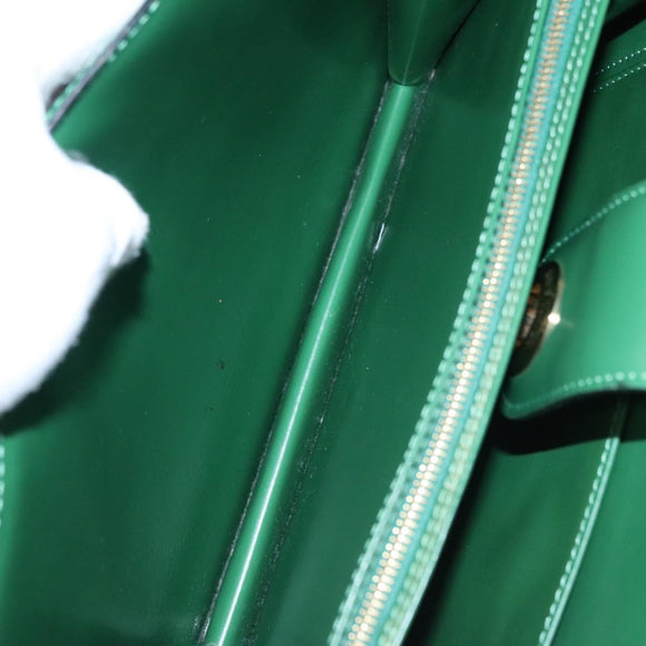 LOUIS VUITTON Epi Capuchin Shoulder Bag Green M52344 LV Auth 108692