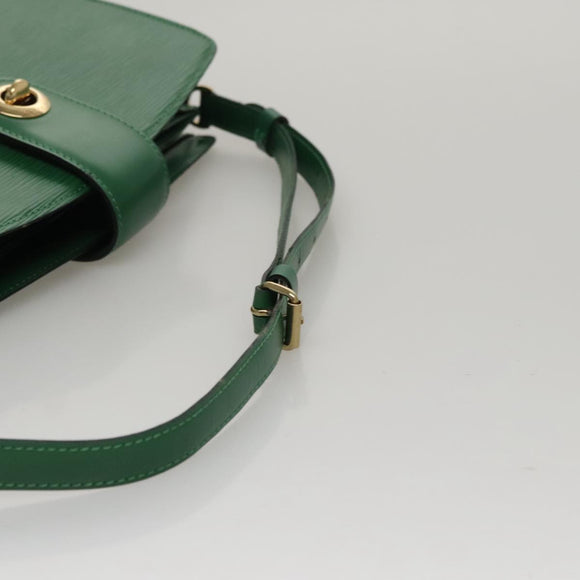 LOUIS VUITTON Epi Capuchin Shoulder Bag Green M52344 LV Auth 108692