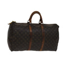 LOUIS VUITTON Monogram Keepall 50 Boston Bag M41426 LV Auth 108704-1
