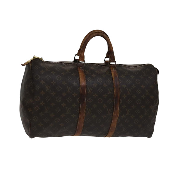 LOUIS VUITTON Monogram Keepall 50 Boston Bag M41426 LV Auth 108704