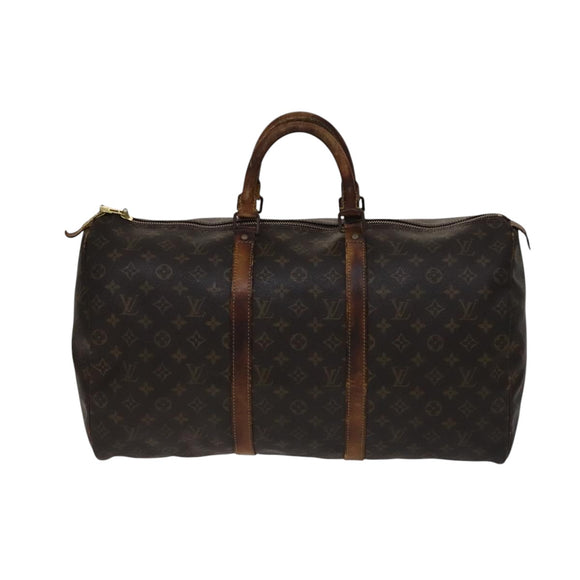 LOUIS VUITTON Monogram Keepall 50 Boston Bag M41426 LV Auth 108704