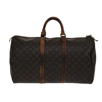 LOUIS VUITTON Monogram Keepall 50 Boston Bag M41426 LV Auth 108704 - 0