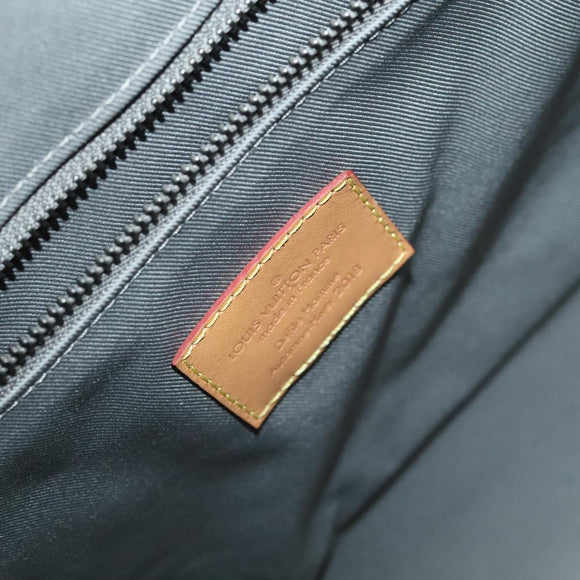 LOUIS VUITTON Titanium Keepall Bandouliere 50 Bag Silver M43886 LV Auth 108706A