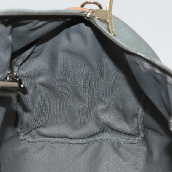 LOUIS VUITTON Titanium Keepall Bandouliere 50 Bag Silver M43886 LV Auth 108706A