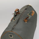 LOUIS VUITTON Titanium Keepall Bandouliere 50 Bag Silver M43886 LV Auth 108706A-6