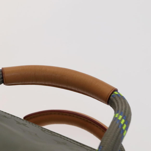 LOUIS VUITTON Titanium Keepall Bandouliere 50 Bag Silver M43886 LV Auth 108706A