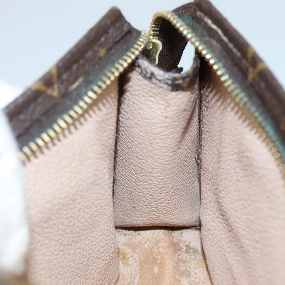 LOUIS VUITTON Monogram Poche Toilette 15 Pouch M47546 LV Auth 108714