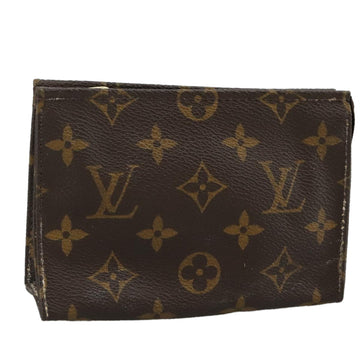 LOUIS VUITTON Monogram Poche Toilette 15 Pouch M47546 LV Auth 108714