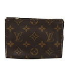 LOUIS VUITTON Monogram Poche Toilette 15 Pouch M47546 LV Auth 108714-13