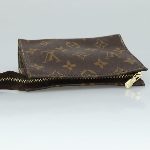LOUIS VUITTON Monogram Poche Toilette 15 Pouch M47546 LV Auth 108714