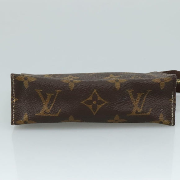LOUIS VUITTON Monogram Poche Toilette 15 Pouch M47546 LV Auth 108714