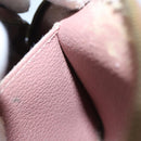 LOUIS VUITTON Monogram Vernis Pochette Pouch Rose Velours M90008 LV Auth 108720-12