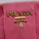 PRADA Pouch Nylon Pink Gold Pink Auth 108723-8