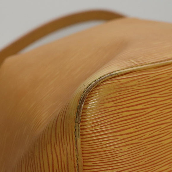 LOUIS VUITTON Epi Petit Noe Shoulder Bag Yellow M44109 LV Auth 108728