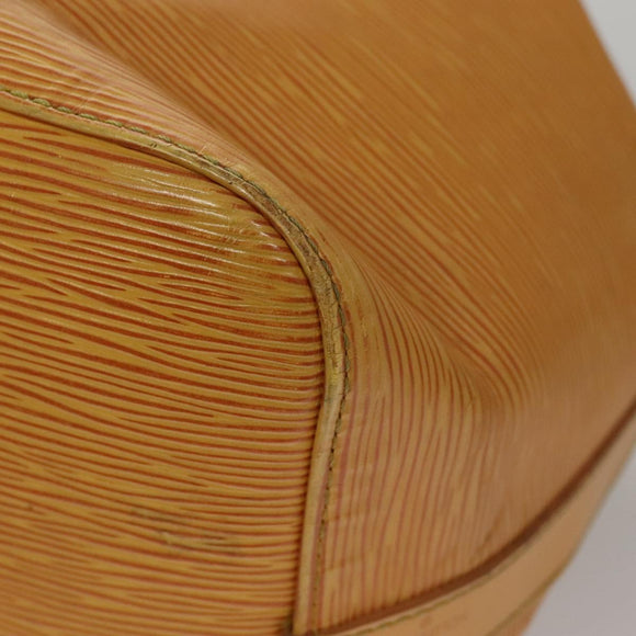 LOUIS VUITTON Epi Petit Noe Shoulder Bag Yellow M44109 LV Auth 108728