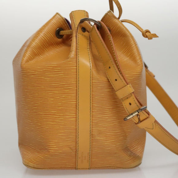 LOUIS VUITTON Epi Petit Noe Shoulder Bag Yellow M44109 LV Auth 108728