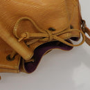 LOUIS VUITTON Epi Petit Noe Shoulder Bag Yellow M44109 LV Auth 108728-6
