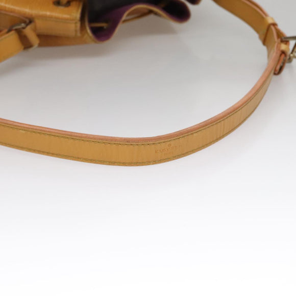 LOUIS VUITTON Epi Petit Noe Shoulder Bag Yellow M44109 LV Auth 108728