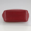 BURBERRY Nova Check Hand Bag Canvas Beige Red Auth 108752-5