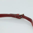 BURBERRY Nova Check Blue Label Shoulder Bag Nylon Beige Silver Auth 108828-8