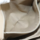 BURBERRY Nova Check Blue Label Tote Bag Canvas Navy Beige Silver Auth 108831-20