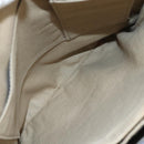 BURBERRY Nova Check Blue Label Tote Bag Canvas Navy Beige Silver Auth 108831-21