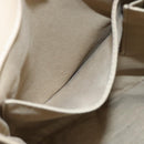 BURBERRY Nova Check Blue Label Tote Bag Canvas Navy Beige Silver Auth 108831-12