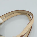 BURBERRY Nova Check Blue Label Tote Bag Canvas Navy Beige Silver Auth 108831-8