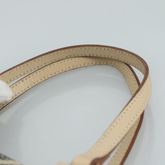 BURBERRY Nova Check Blue Label Tote Bag Canvas Navy Beige Silver Auth 108831