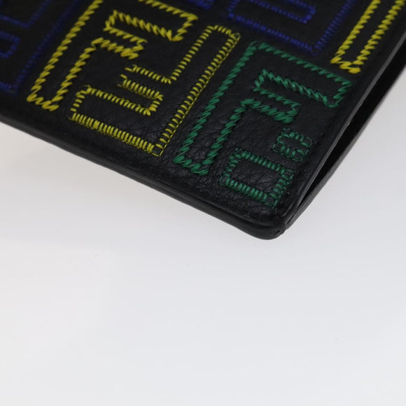 FENDI Zucca Canvas Smartphone holder Leather Multicolor 7AS120 Auth 108838V