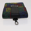 FENDI Zucca Canvas Smartphone holder Leather Multicolor 7AS120 Auth 108838V-5