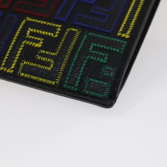 FENDI Zucca Canvas Smartphone holder Leather Multicolor 7AS120 Auth 108838V