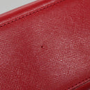 Burberrys Nova Check Hand Bag Canvas Leather Beige Red gold Auth 108865-10