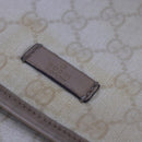 GUCCI GG Supreme Shoulder Bag PVC Beige Gold 223666 Auth 108900-17
