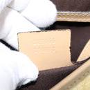 GUCCI GG Supreme Shoulder Bag PVC Beige Gold 223666 Auth 108900-12