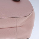 Salvatore Ferragamo Gancini Hand Bag Leather Pink Auth 108902V-16