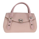 Salvatore Ferragamo Gancini Hand Bag Leather Pink Auth 108902V-13