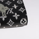 LOUIS VUITTON Monogram Catgram Portefeuille Chain Wallet Black M63888 108905S-18