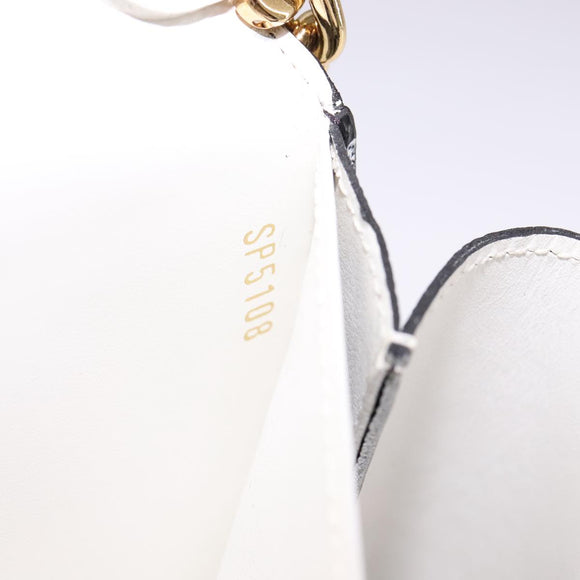 LOUIS VUITTON Monogram Catgram Portefeuille Chain Wallet Black M63888 108905S