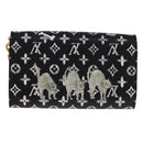 LOUIS VUITTON Monogram Catgram Portefeuille Chain Wallet Black M63888 108905S-2
