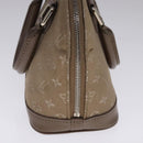 LOUIS VUITTON Monogram Satin Little Alma Hand Bag Gray M92147 LV Auth 108907-4
