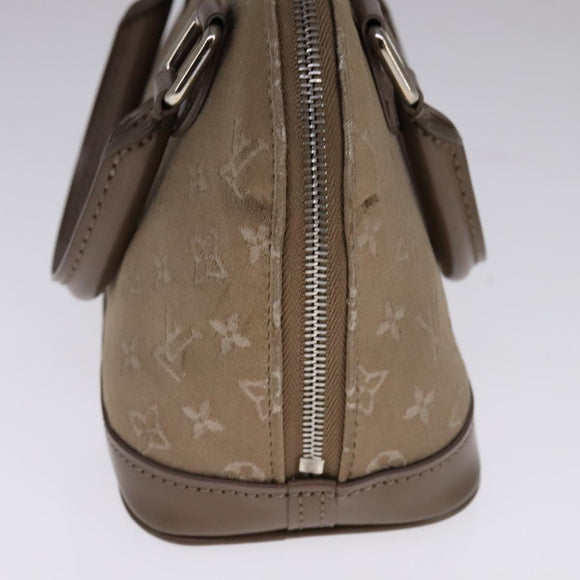 LOUIS VUITTON Monogram Satin Little Alma Hand Bag Gray M92147 LV Auth 108907