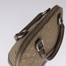 LOUIS VUITTON Monogram Satin Little Alma Hand Bag Gray M92147 LV Auth 108907-6