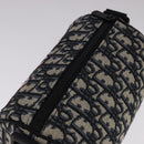 Christian Dior Trotter Canvas Oblique Rabbit Shoulder Bag Navy Auth 108919A-5
