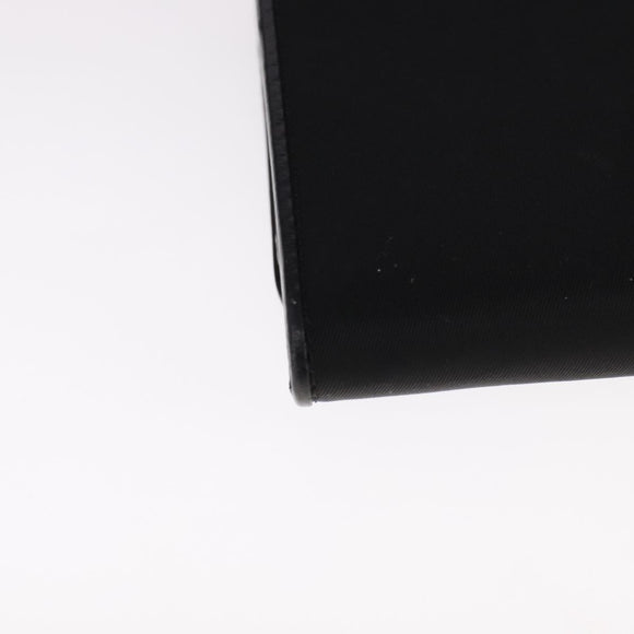PRADA Wallet Nylon Black Auth 108925