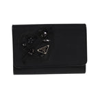 PRADA Wallet Nylon Black Auth 108925-13