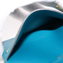 HERMES Bearn Compact Wallet Leather Blue Auth 108926-20