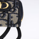 Christian Dior Neck Strap Phone Folder Trotter Canvas Navy Auth 108927-14